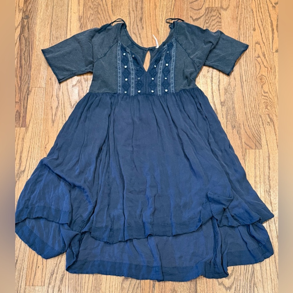 Free People Easy Babydoll Dress, Size S - Picture 2 of 8